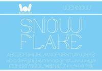 Snow Flake Font - Featured Image
