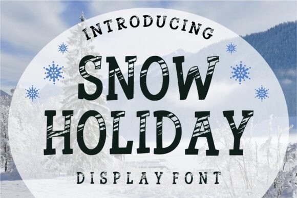 Snow Holiday Font - Featured Image