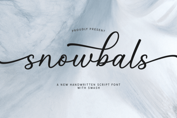 Snowbals Font - Featured Image