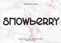 Snowberry Font - Featured Image