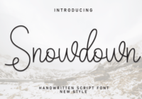 Snowdown Font - Featured Image