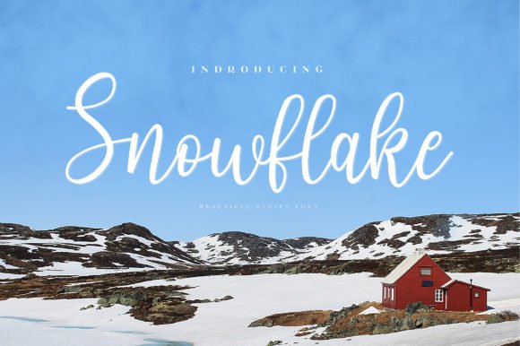 Snowflake Font - Featured Image