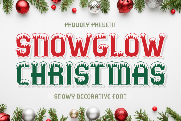 Snowglow Christmas Font - Featured Image